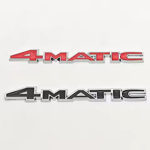 3D Metal Car Styling Logo 4MATIC 4 MATIC Badge Sticker Rear Trunk Emblem For Mercedes Benz A B C E G