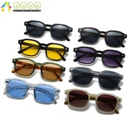 SUVE Square Sunglasses, Double Bridge with Rivets Fashion Shades, Outdoor Travel Retro INS Style UV4