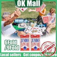 6x/9x Giant Jumbo Poker Cards/Oversized Casino Poker Cards/ Big Playing Card Deck/Kad Poker Raksasa/