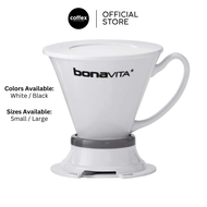 Bonavita Wide Base Immersion Coffee Dripper - White/Black