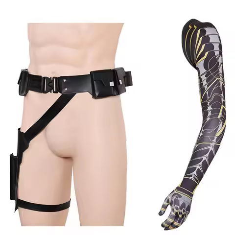 Fantasia Bucky Cosplay Barnes Belt Arm Sleeve Gloves 2025 Bolts Adult Men Roleplay Halloween Carniva