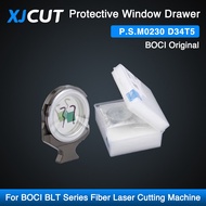 BOCI BLT421 Original Laser Cutting Head Lower Protective Window Drawer P.S.M0230 D34T5 Lens bracket 
