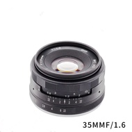 Kaxinda 35mm f/1.6 Standard Manual Prime Lens for Canon Sony Fujifilm Olympus Panasonic Mirrorless Camera
