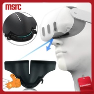 MSRC กันเหงื่อ แผ่นรองจมูก VR เป็นมิตรกับผิว ป้องกันฝุ่นและฝุ่น แผ่นปิดจมูก อุปกรณ์เสริมเสริม ซิลิโคนทำจากซิลิโคน ที่ป้องกันจมูก