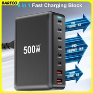 Taffware Charger USB Docking Station 8 Port Type C PD QC GaN3 500W - XSW-500W