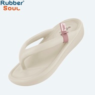 RUBBER SOUL Imported From Thailand Summer Womens Internet Celebrity Flip-flops Non-slip Waterproof B
