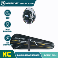 Raket Bulutangkis ALPSPORT XC 4U 82g Raket Bulutangkis Ultralight Maks 28lbs 100% Raket Bulutangkis