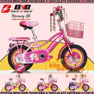 Sepeda Mini Anak 12 16 18 Bnb Shinchan Tahilalats Perempuan Keranjang