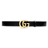 GUCCI 414516AP00T100075 GUCCI GUCCI LEATHER BELT WITH D