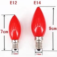 LED PILOT BULB RED BULB CANDLE BILB E12/E14