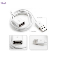 SAIA 1M-3ft USB 2.0 White Audio Electronic Male To Female Cord
