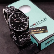 Jam Tangan Rantai Pria Snille Citizen Original N3003 Tahan Air - Black Display