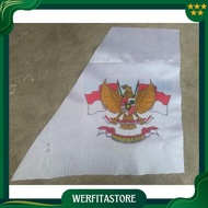 MERAH Red and White and Colorful Flags 2,7 Meters