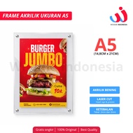 Acrylic Frame A5 Acrylic Menu Display Acrylic Poster Frame
