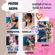 A3 AESPA Karina Ningning Giselle Winter Poster