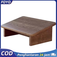 Ergonomic Sloped Wooden Footrest Stool Under Desk Foot Rest  Anti Cross Leg Stool  Multi-purpose  St