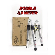 HL DOUBLE TELESCOPIC LADDER 3.8 METER DOUBLE TELESCOPIC LADDER 3.8 M
