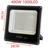 LEX สปอตไลท์ ไฟสว่าง Spotlight LED 400W 1000LED AC 220V (ใช้ไฟบ้าน220V) แสงขาว IP66