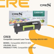 Lexmark 603 (60F3000) Genuine MX310 / MX410 / MX511 / MX611 Black Standard Yield Toner Cartridge