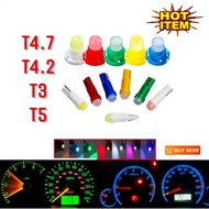 1PCS T5 T4.7 T4.2 T3 SMD Wedge Instrument Dashboard Car Meter LED Light Bulb Universal Proton Peroad