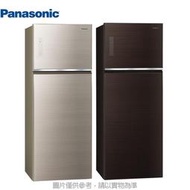 Panasonic 國際牌【NR-B481TG】 485公升變頻雙門玻璃冰箱