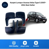 Karpet Lumpur Avanza Veloz Type S 2007–2011 | Pelindung Lumpur Depan Belakang