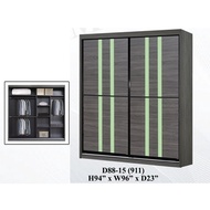 Almari Baju Almari Pakaian Wardrobe 8x8 kaki