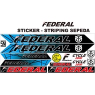 FEDERAL BIKE STYLE VARIATION STICKER