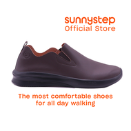 Sunnystep - Balance Walker - Slip-on in Dark Tan - Most Comfortable Walking Shoes