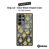 CASETiFY Impact Case for S24 Plus / S24 Ultra - Ong Lai Clear Black