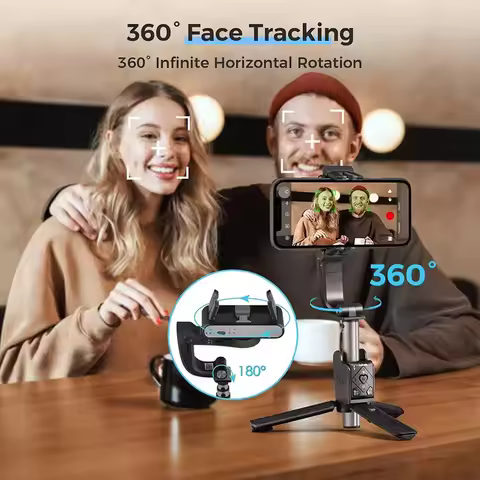 Hohem ISteady Q Handheld Gimbal Stabilizer 360° Rotating Adjustable Phone Selfie Stick with Remote C