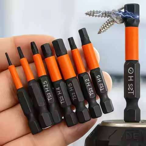 50 100mm Hex Head Screwdriver Bit 1/4 Inch Quick Change Impact Driver Magnetic Drill Bits H1.5 H2 H2