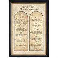 The Ten Commandments Wall Decor Giclee Prints Canvas Misty Art