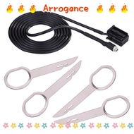ARROGANCED AUX Input Adapter, 3.5mm Female Plug and Play CD Audio Cable, Stable Extension Cord Remov