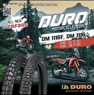 ยางวิบาก 3.00-21+ 4.60-18 ยี่ห้อ DURO รุ่น DM 1116 ปี23 ยางมอเตอร์ไซค์วิบาก ยาง Motocross ยางเอ็นดูโร่