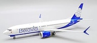 JC Wings Belavia for Boeing B737 Max8 EW-528PA 1/200 DIECAST Aircraft Pre-Built Model