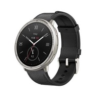(送錶帶)"荃灣門市全新行貨" Amazfit Active 2 Black Leather – Premium Version 智能手錶 藍寶石版 皮革錶帶