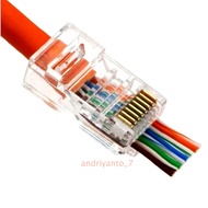 Anti-fail RJ45 Cat6 connector, 100pcs