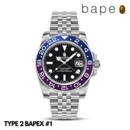 🇯🇵日本代購 A BATHING APE BAPEX手錶 BAPEX TYPE 2 BAPEX #1   BAPEX   a bathing ape BAPE手錶 猿人手錶 TYPE 2 BAPEX #1 Bapex 1J30-187-001