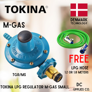 Tokina LPG Gas Regulator for M-GAS Regulator Heavy Duty with LPG Hose Denmark Technology