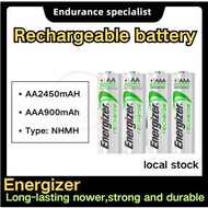 /Authentic Energizer Rechargeable AA AAA Battery 1.2V 2450mah 900mah toy cameraRemote control shaver