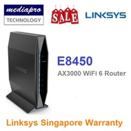 Linksys E8450 AX3200 WiFi 6 Dual Band Router ( Support SingTel Fibre Broadband )  - 3 Year Local Linksys Warranty