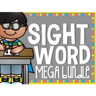 165- Sight Words Mega  29 sets 888 pages Bundle Printable