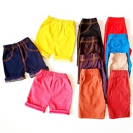 Hotpan jean 1-2 years unisex girls boys/children's shorts