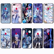 for OPPO A1 A1K A3S A5 A5S A7 A8 A9 A11 NF13 Kamizato Ayato Black Border TPU Phone Case | Flexible, 
