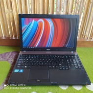 Laptop Acer Travelmate - Core i7 - Ram 8gb hdd 500gb - Stok Melimpah
