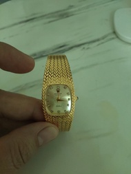 Rolex Cellini Gold Watch with Diamonds