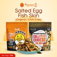 [Fragrance] [Bundle of 2] 70G Salted Egg Fish Skin 咸蛋鱼皮 / 70G Chili Crab Salted Egg Fish Skin 咸蛋辣椒螃蟹鱼皮