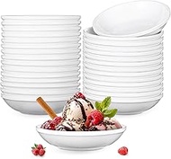 30-Pack 3 Oz Soy Sauce Dish, 4" White Dipping Bowls Bulk Melamine Dipping Sauce Cups Small Dishes Se
