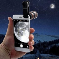 LEMONTRELQAT Camera Lens Kit Universal Zoom Phone Lens Clip On|for Smart Phone